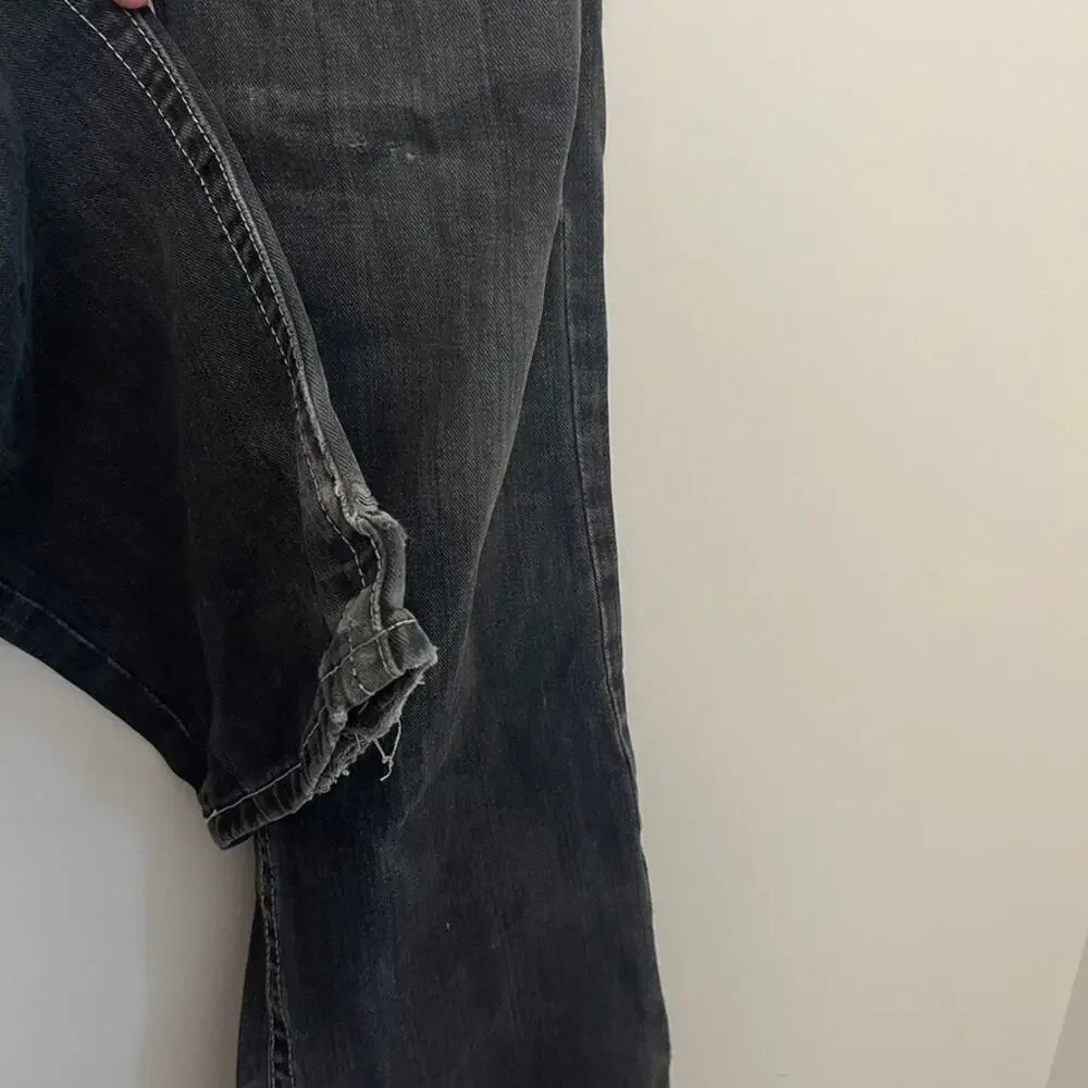 Rock Revival X True Religion Smeat Vintage‎ Washed Embroidered Distressed Jeans